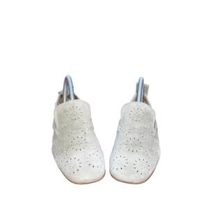 Women's pertini leather flat shoe size 37 euro - US 6.5